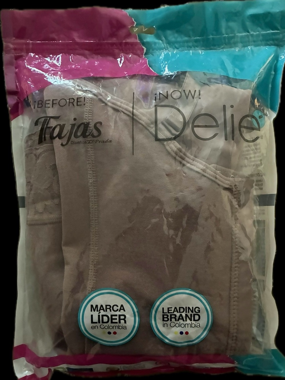 Delie Tajas Beige Shapewear Briefs